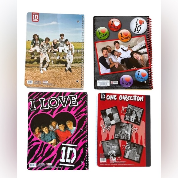 Brand new 1D one direction notebook bundle 4 total - Picture 10 of 10